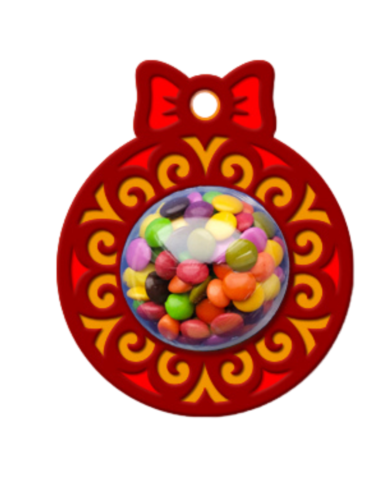 Christmas Candy Dome Treat