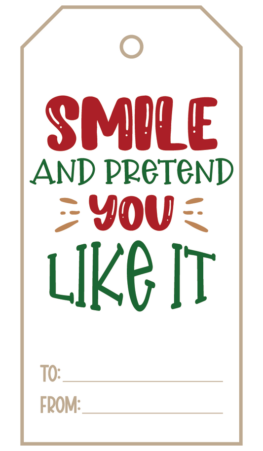 Customizable Funny Christmas Gift Tags