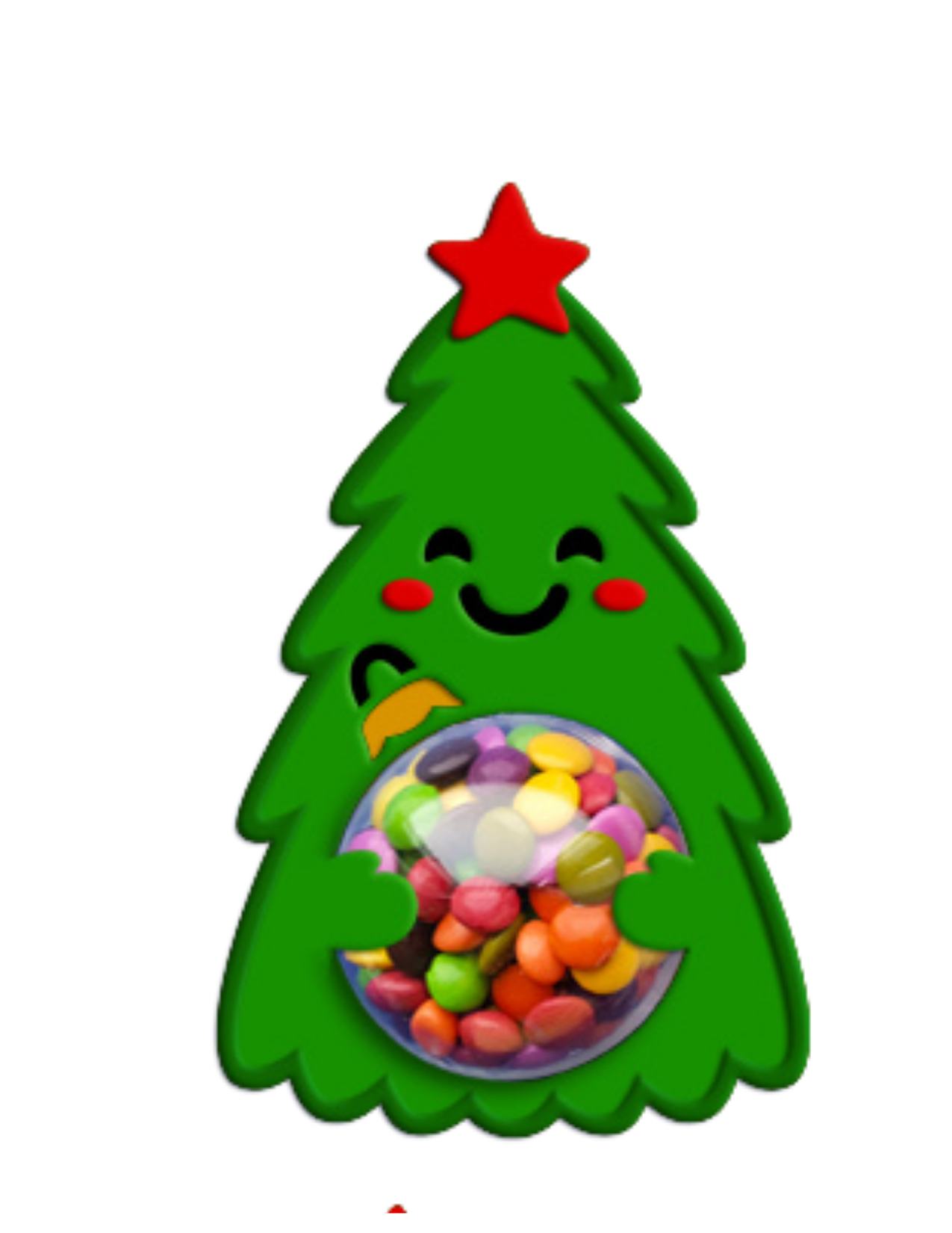 Christmas Candy Dome Treat